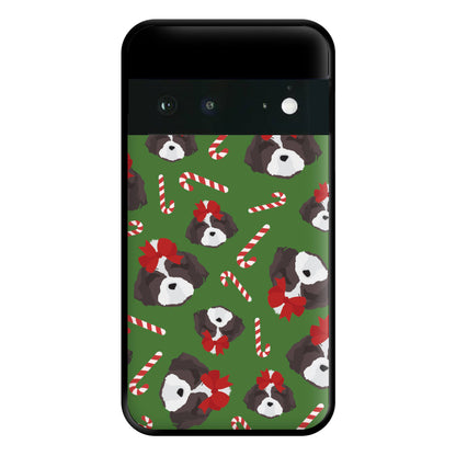 Dog Christmas Pattern Phone Case for Google Pixel 6a