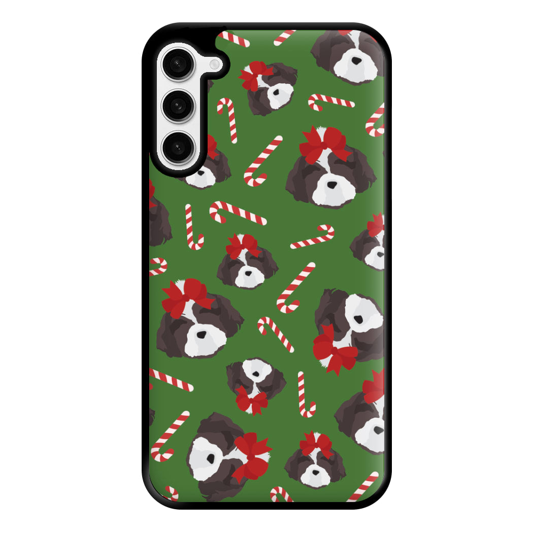 Dog Christmas Pattern Phone Case for Galaxy S23 Plus