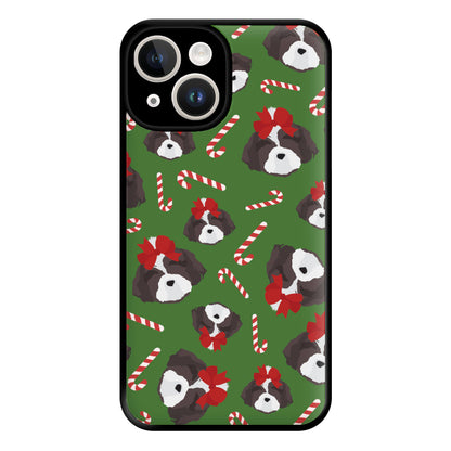 Dog Christmas Pattern Phone Case for iPhone 14