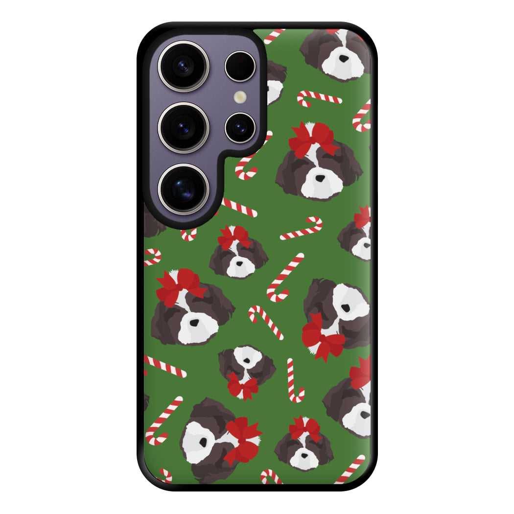 Dog Christmas Pattern Phone Case for Galaxy S25 Ultra