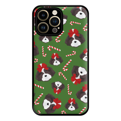 Dog Christmas Pattern Phone Case for iPhone 14 Pro Max