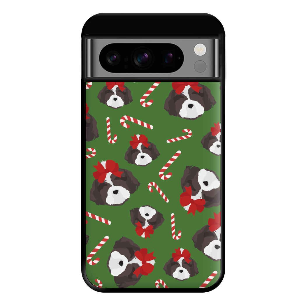 Dog Christmas Pattern Phone Case for Google Pixel 8 Pro