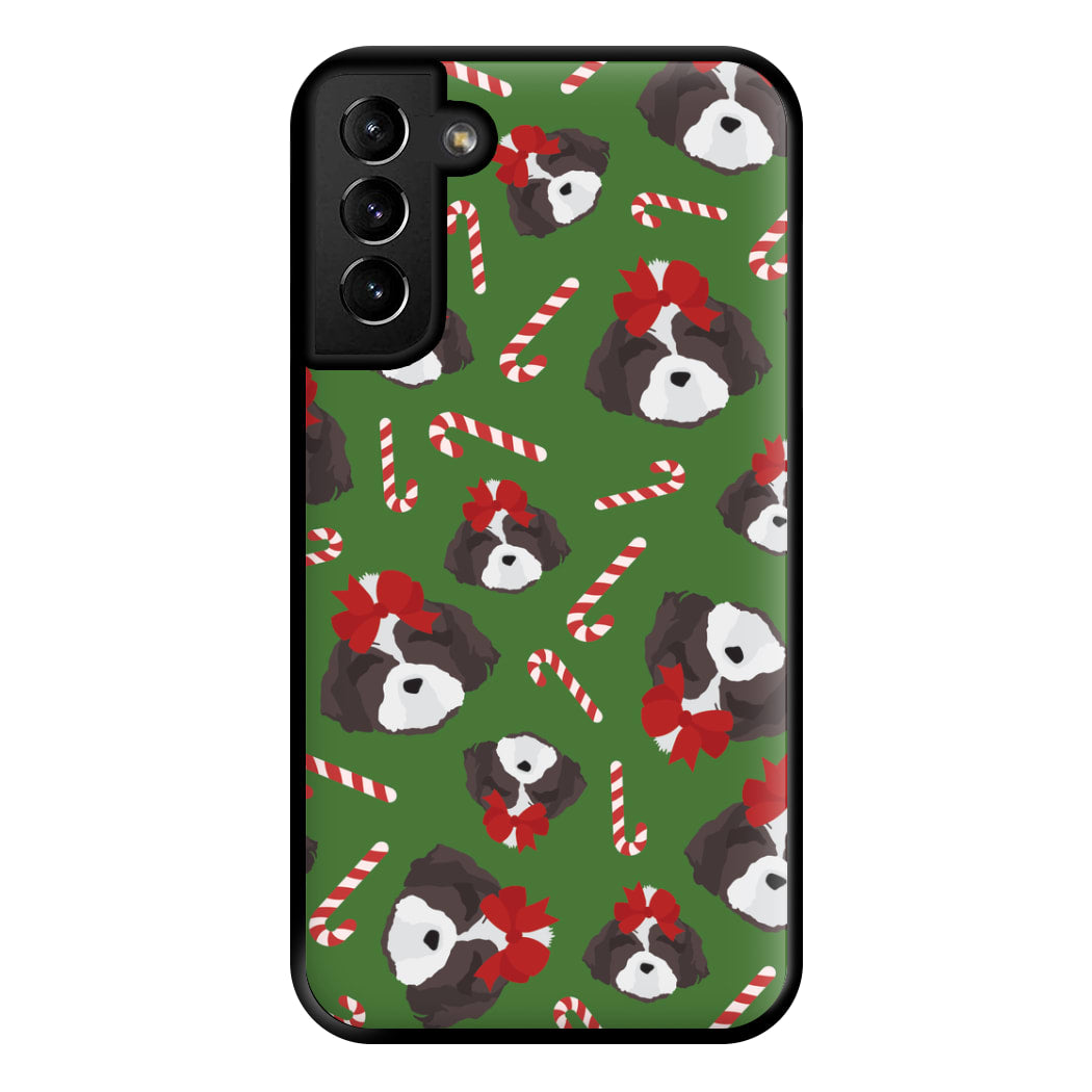 Dog Christmas Pattern Phone Case for Galaxy S21 Plus