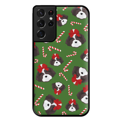 Dog Christmas Pattern Phone Case for Galaxy S21 Ultra