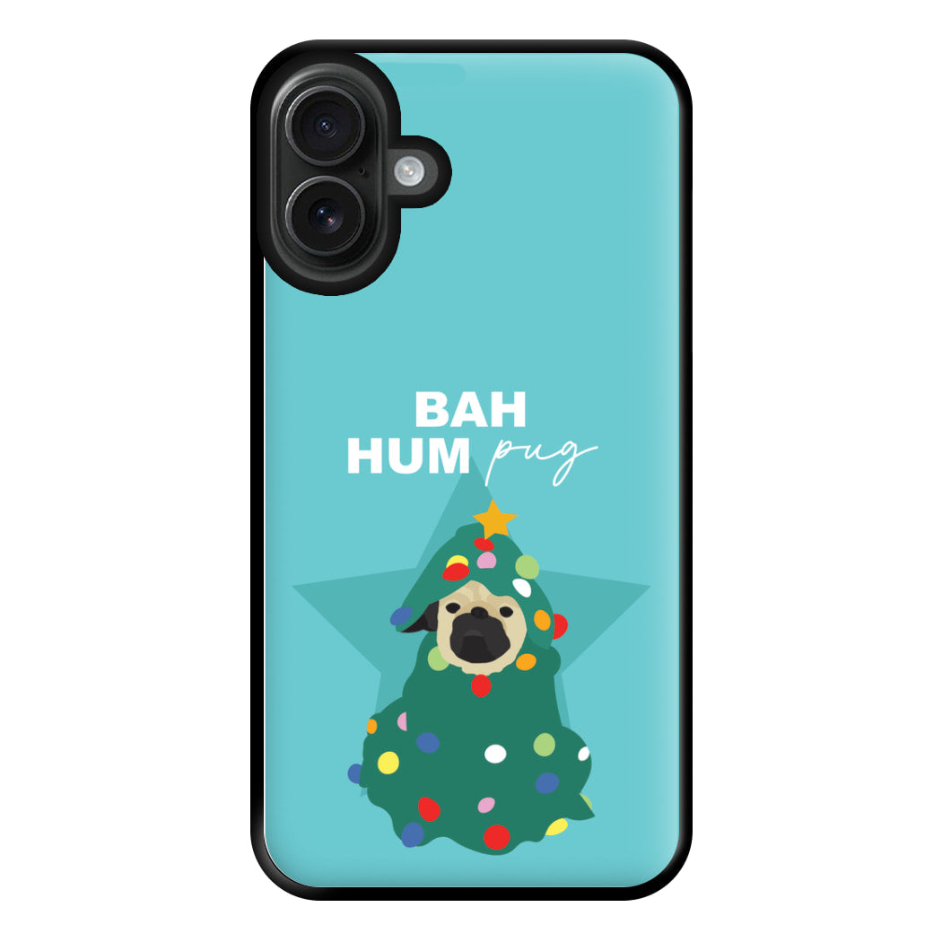 Bah Hum Pug Phone Case for iPhone 16 Plus