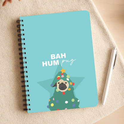 Bah Hum Pug Notepad