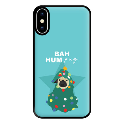 Bah Hum Pug Phone Case for iPhone XS Max