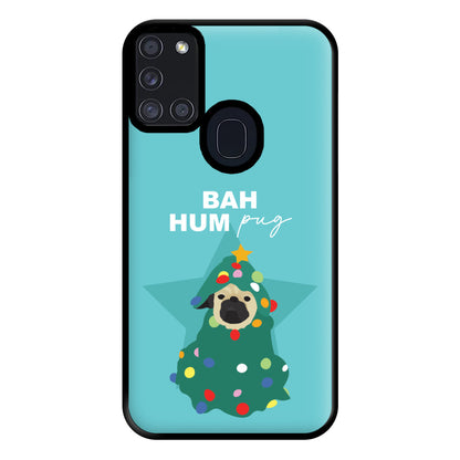 Bah Hum Pug Phone Case for Galaxy A21s