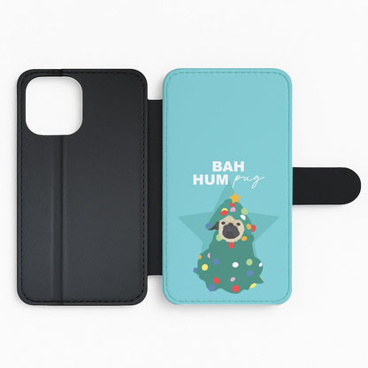 Bah Hum Pug Flip Phone Case