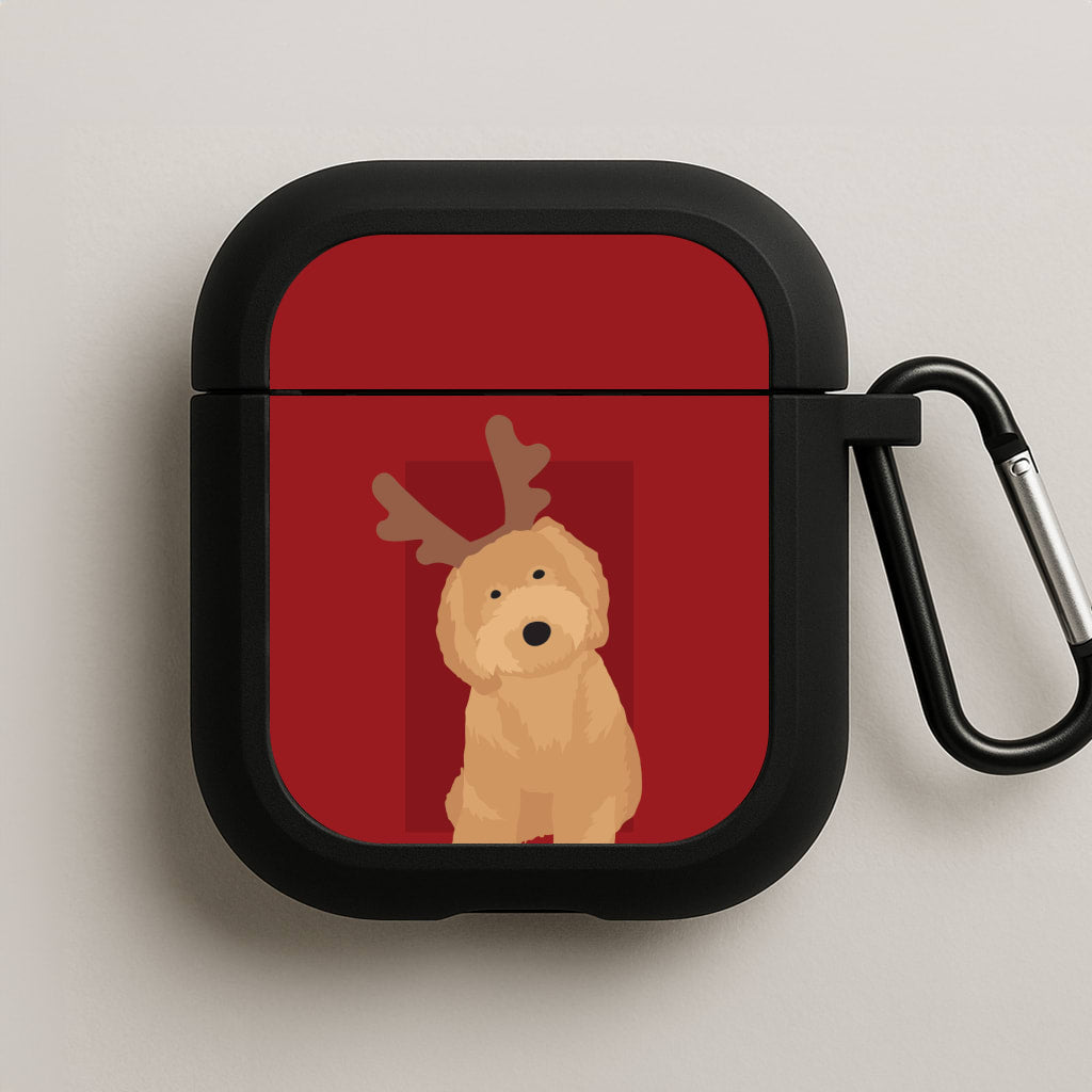 Dog Christmas Ears AirPods Case
