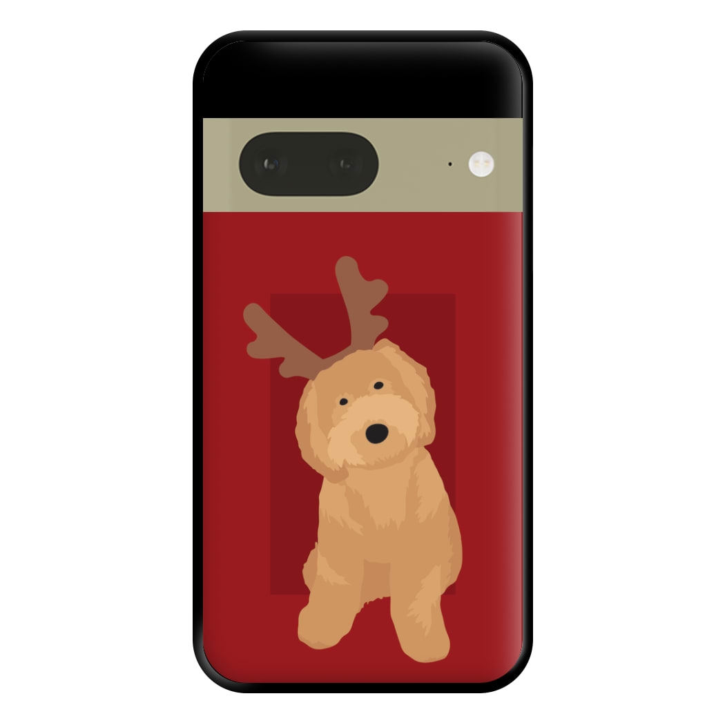 Dog Christmas Ears Phone Case for Google Pixel 7a