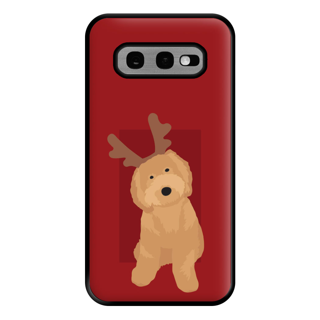 Dog Christmas Ears Phone Case for Galaxy S10e