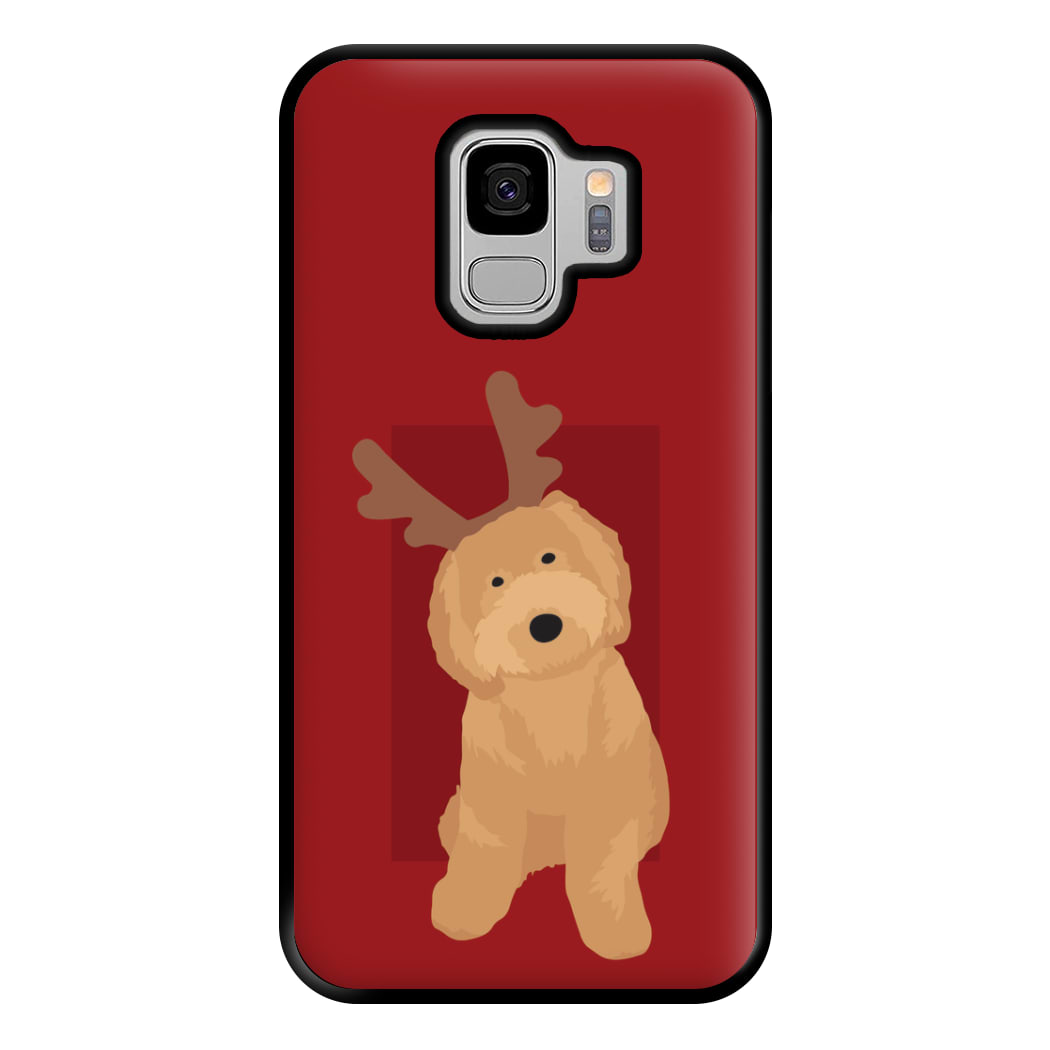 Dog Christmas Ears Phone Case for Galaxy S9 Plus