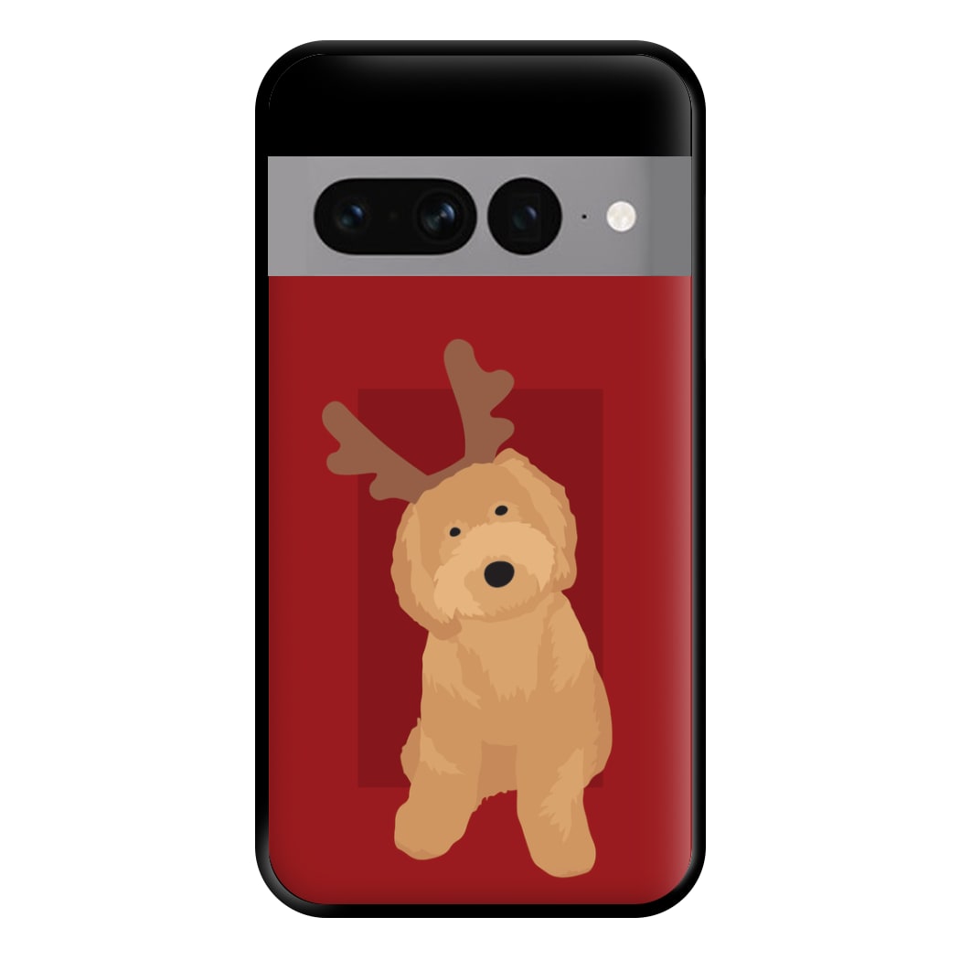 Dog Christmas Ears Phone Case for Google Pixel 7 Pro