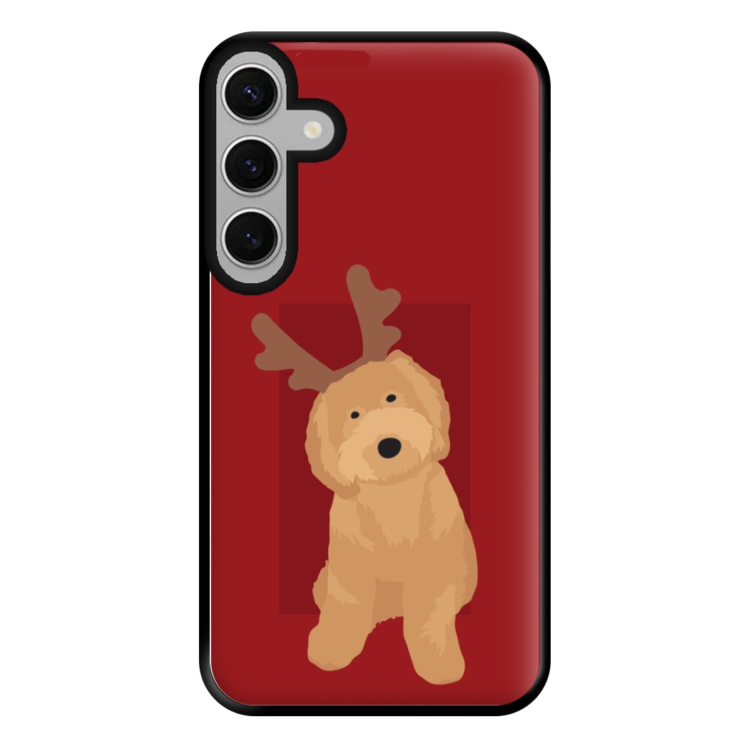 Dog Christmas Ears Phone Case for Galaxy S24FE