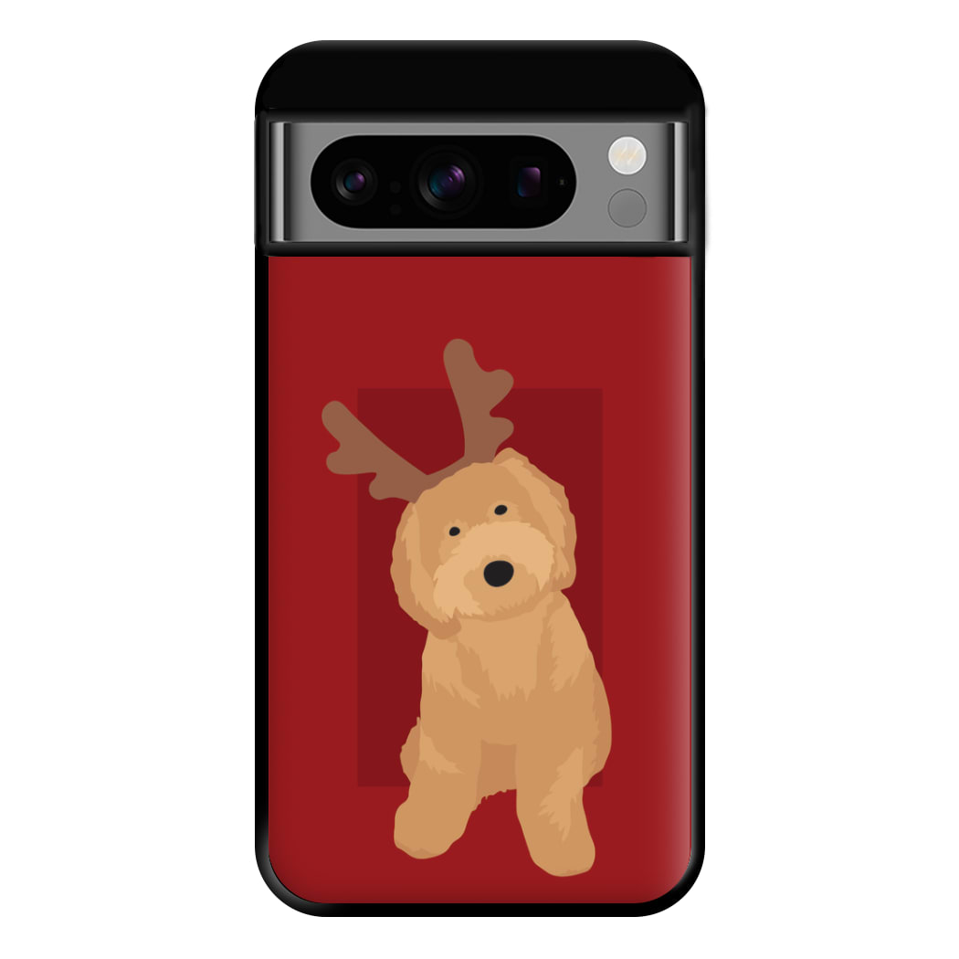 Dog Christmas Ears Phone Case for Google Pixel 8 Pro