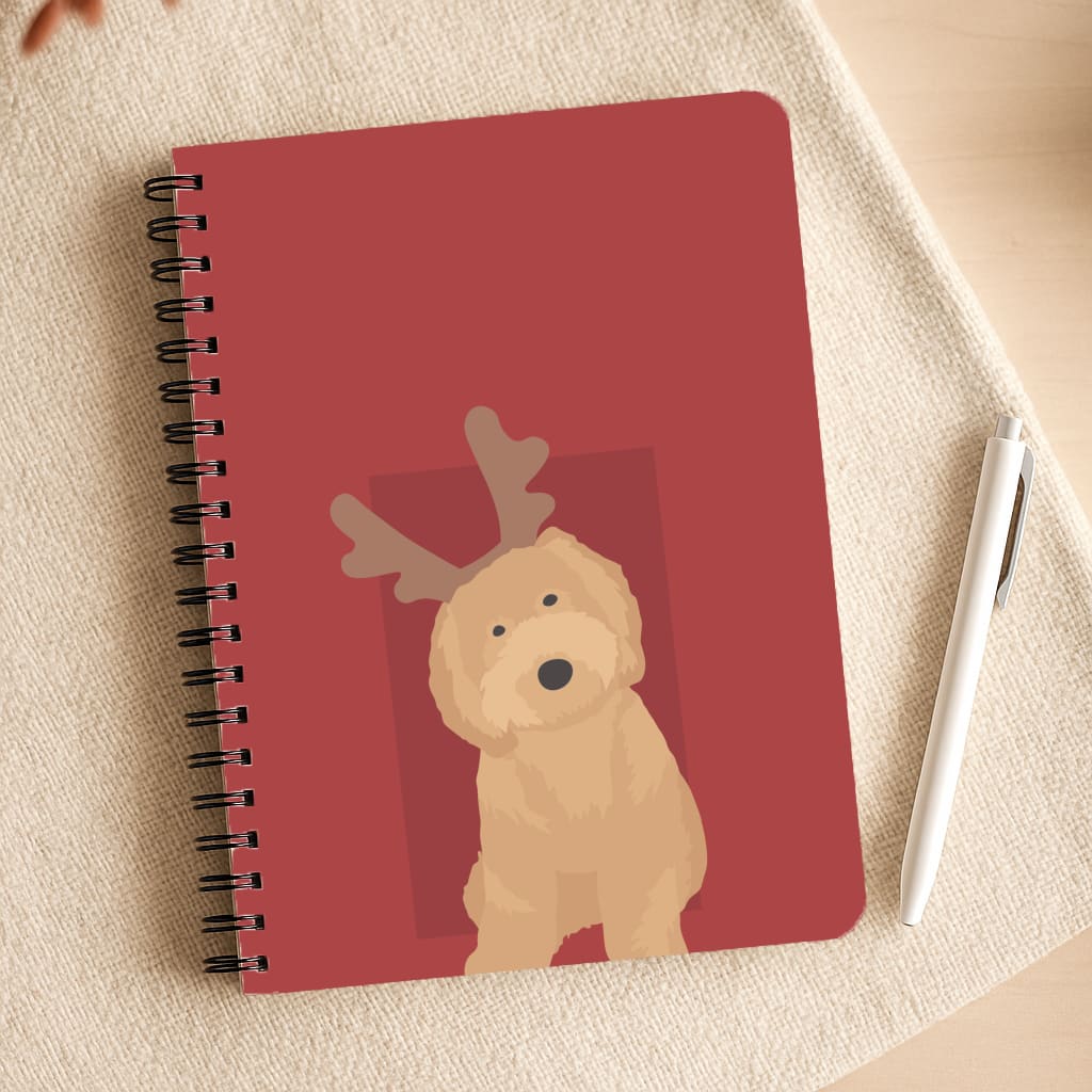 Dog Christmas Ears Notepad