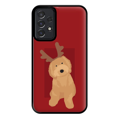 Dog Christmas Ears Phone Case for Galaxy A52 / A52s