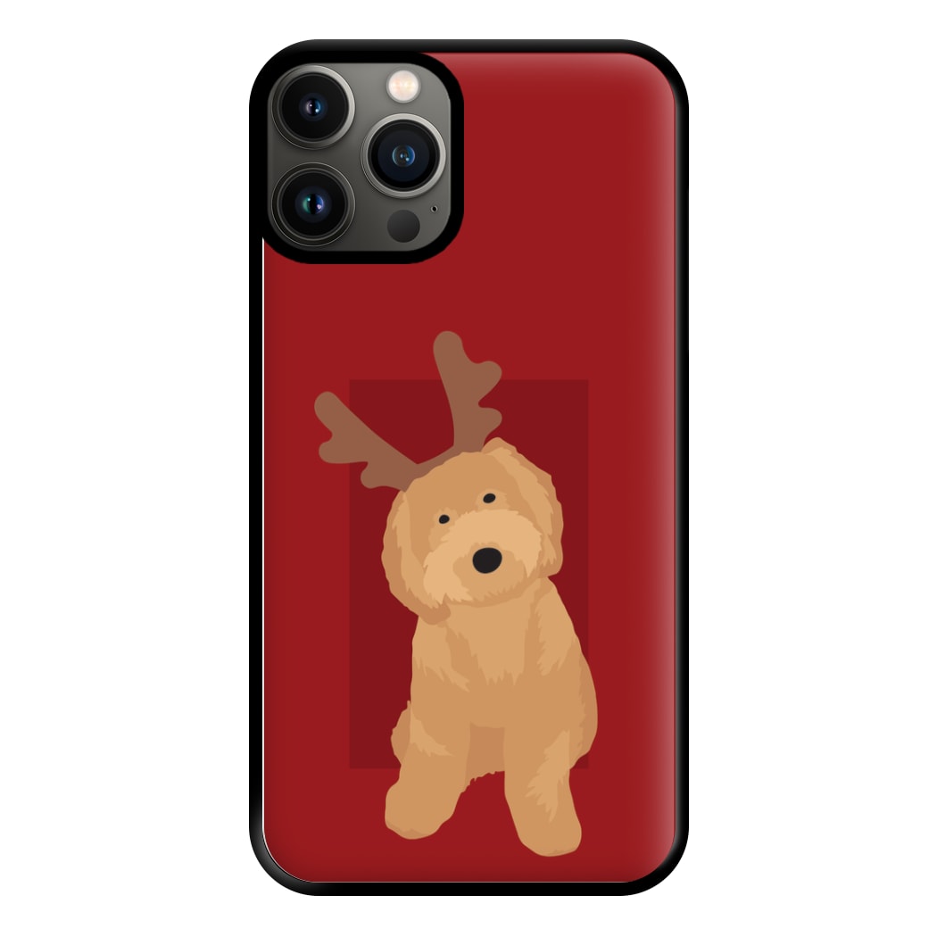 Dog Christmas Ears Phone Case for iPhone 13 Pro Max