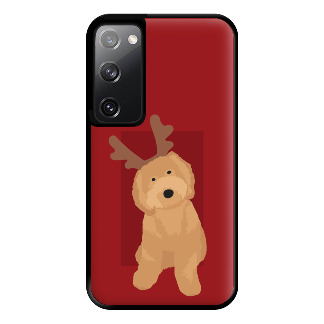 Dog Christmas Ears Phone Case for Galaxy S20