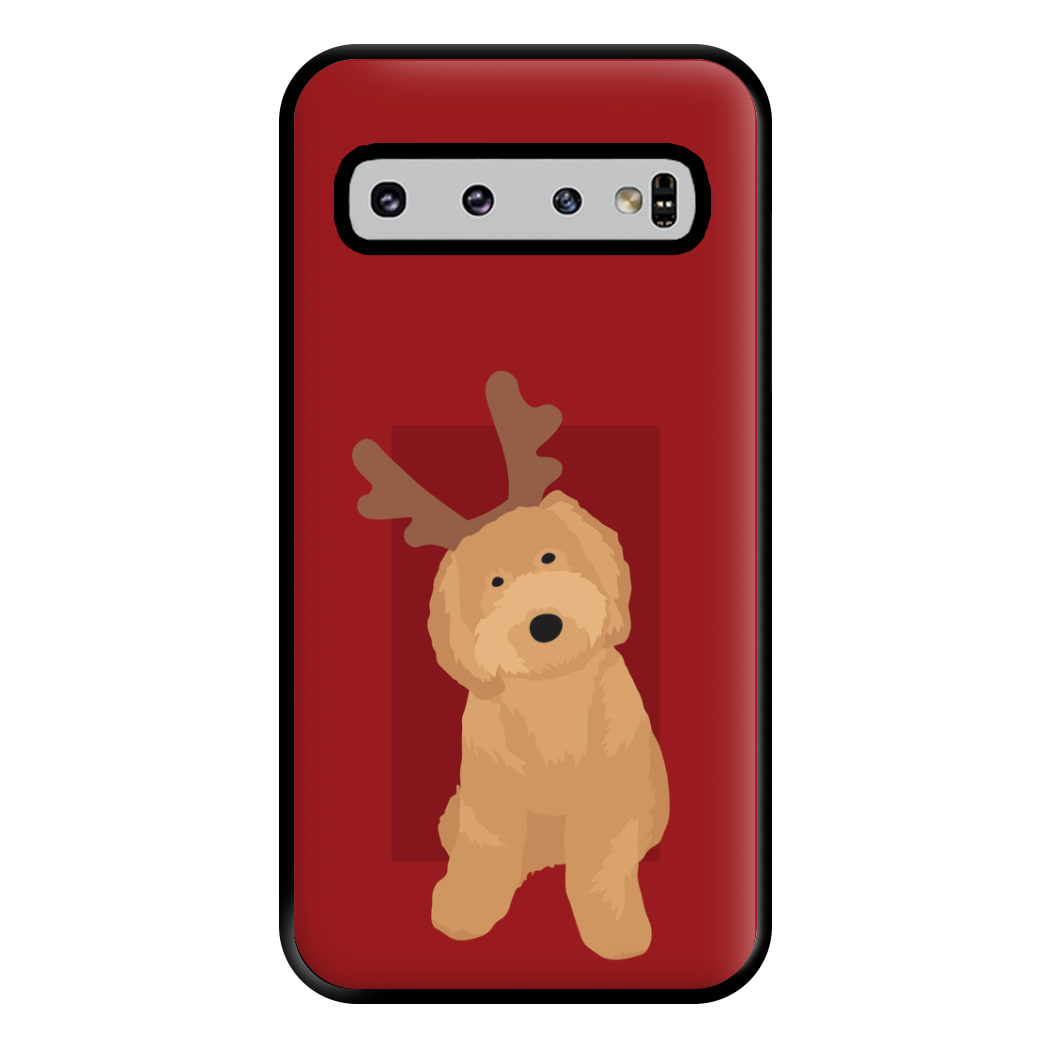 Dog Christmas Ears Phone Case for Galaxy S10 Plus