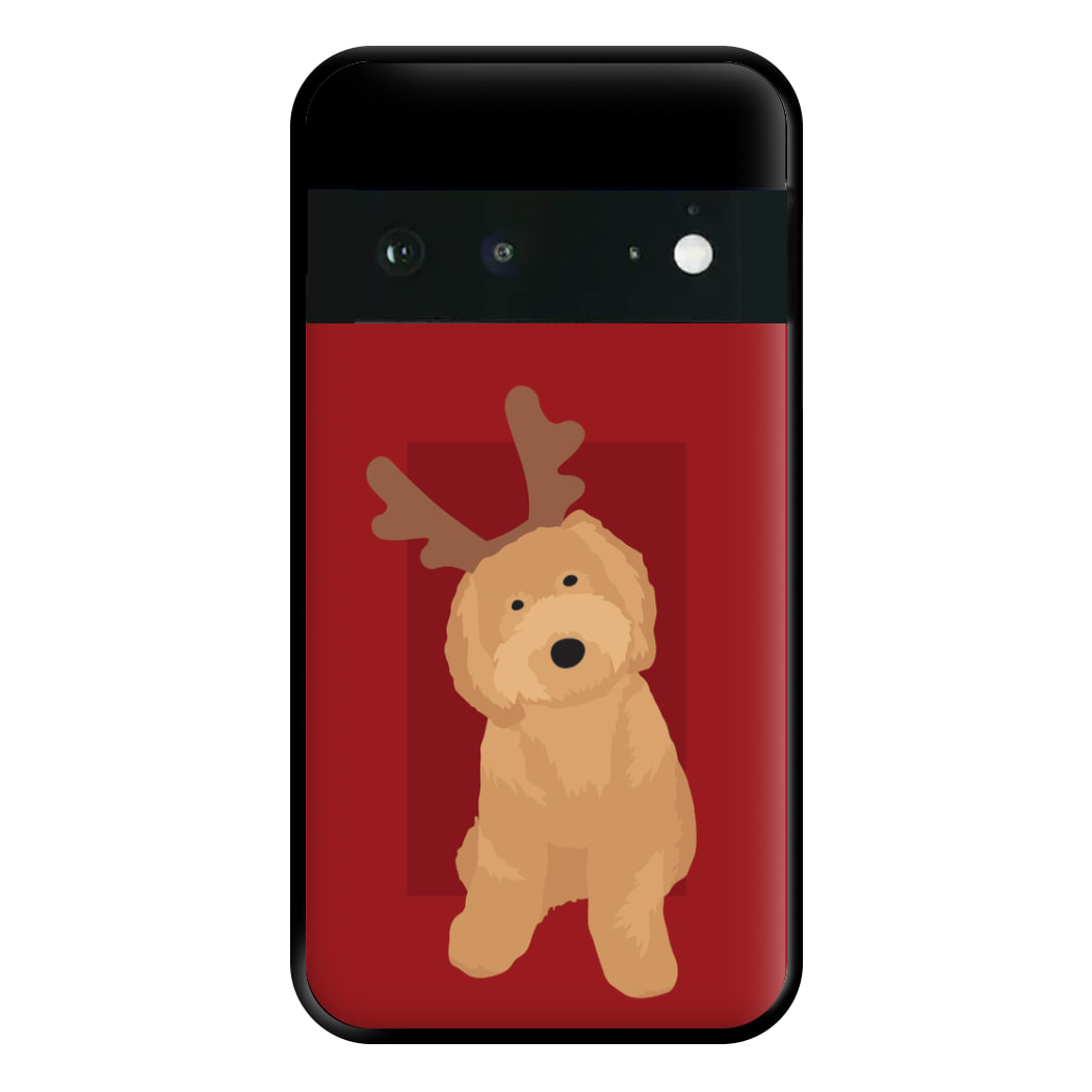 Dog Christmas Ears Phone Case for Google Pixel 6a