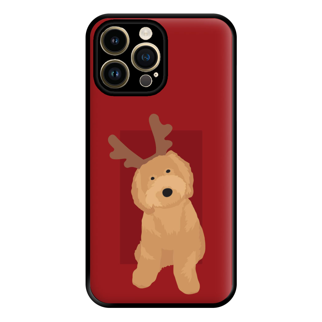 Dog Christmas Ears Phone Case for iPhone 14 Pro Max