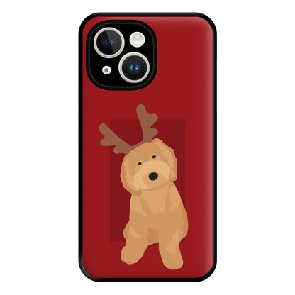 Dog Christmas Ears Phone Case for iPhone 14 Plus