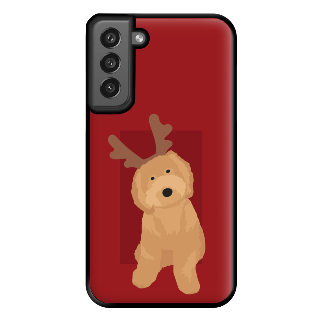 Dog Christmas Ears Phone Case for Galaxy S21FE