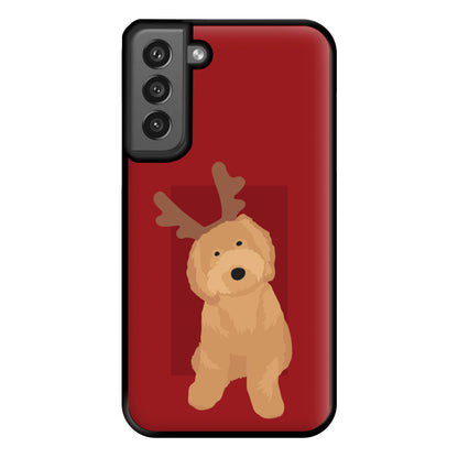 Dog Christmas Ears Phone Case for Galaxy S21FE