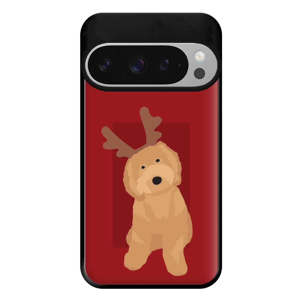 Dog Christmas Ears Phone Case for Google Pixel 9 Pro XL