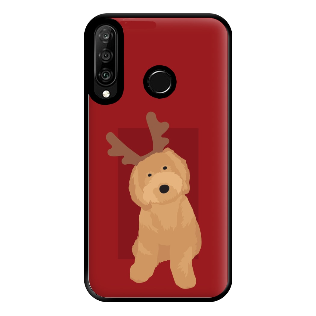 Dog Christmas Ears Phone Case for Huawei P30 Lite