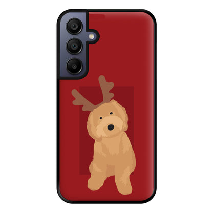 Dog Christmas Ears Phone Case for Galaxy A15