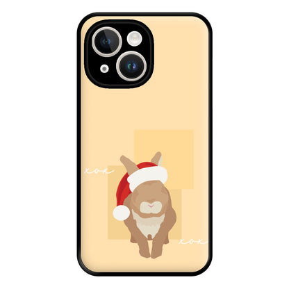 Rabbit Christmas Ears Phone Case for iPhone 14 Plus