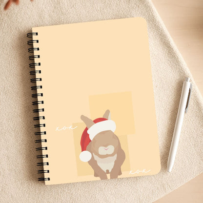 Rabbit Christmas Ears Notepad