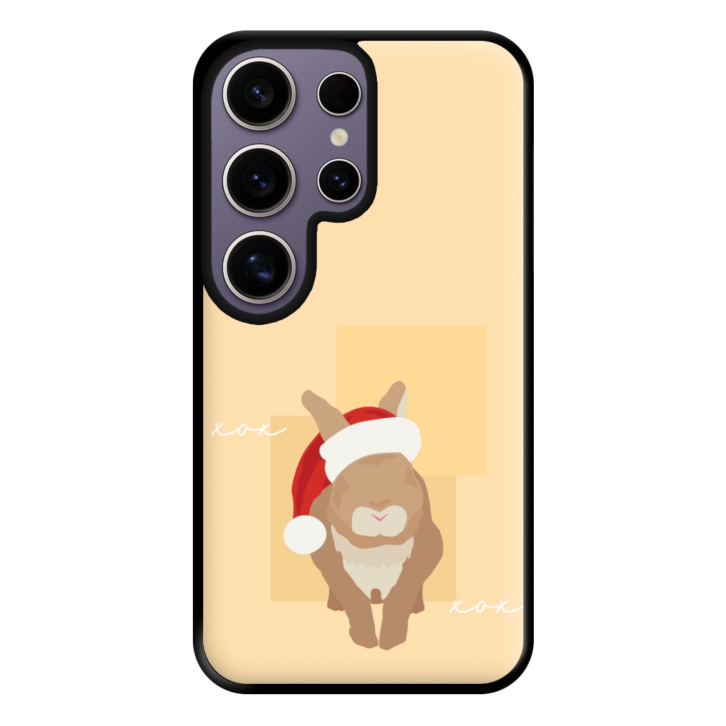 Rabbit Christmas Ears Phone Case for Galaxy S25 Ultra