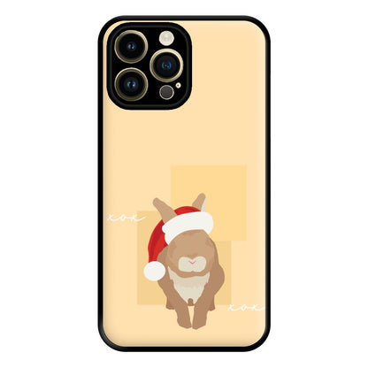 Rabbit Christmas Ears Phone Case for iPhone 14 Pro Max