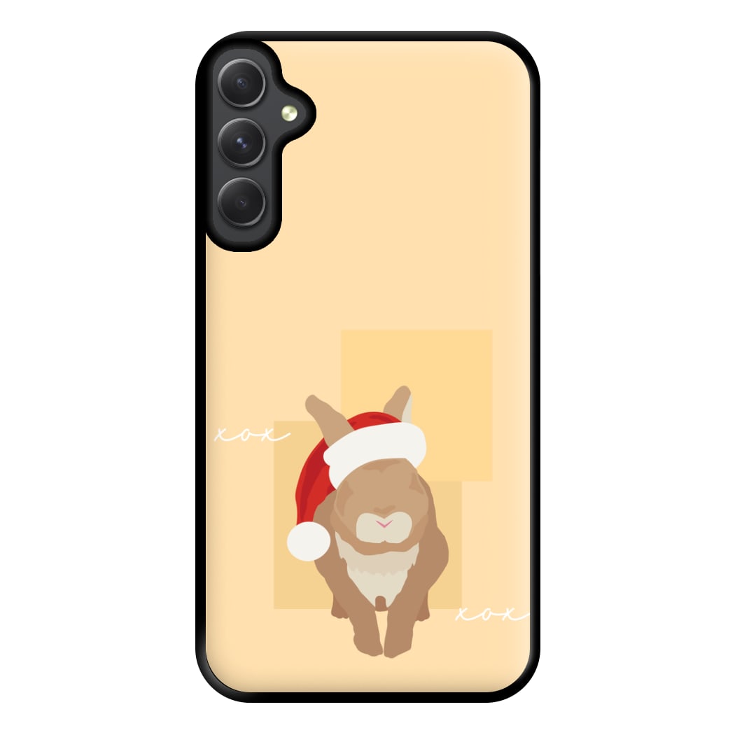 Rabbit Christmas Ears Phone Case for Galaxy A34