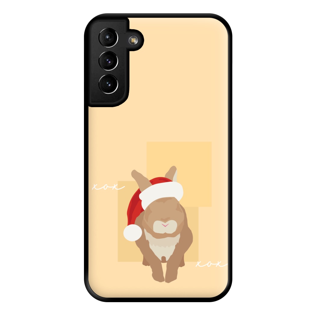 Rabbit Christmas Ears Phone Case for Galaxy S21 Plus