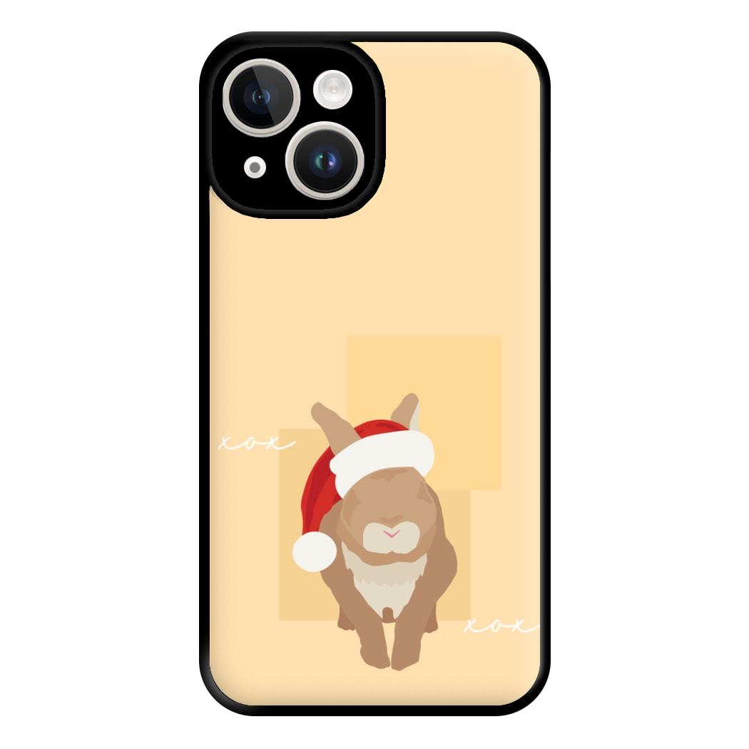 Rabbit Christmas Ears Phone Case for iPhone 14