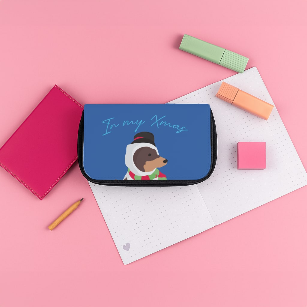 It's My Xmas Era Dog Pencil Case