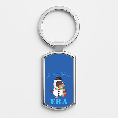It's My Xmas Era Dog Silver Keyring