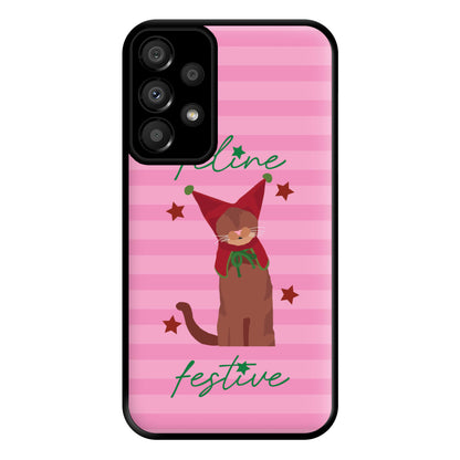 Feline Festive  Phone Case for Galaxy A33