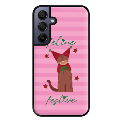 Feline Festive  Phone Case for Galaxy A15