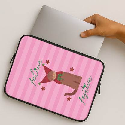 Feline Festive  MacBook Case