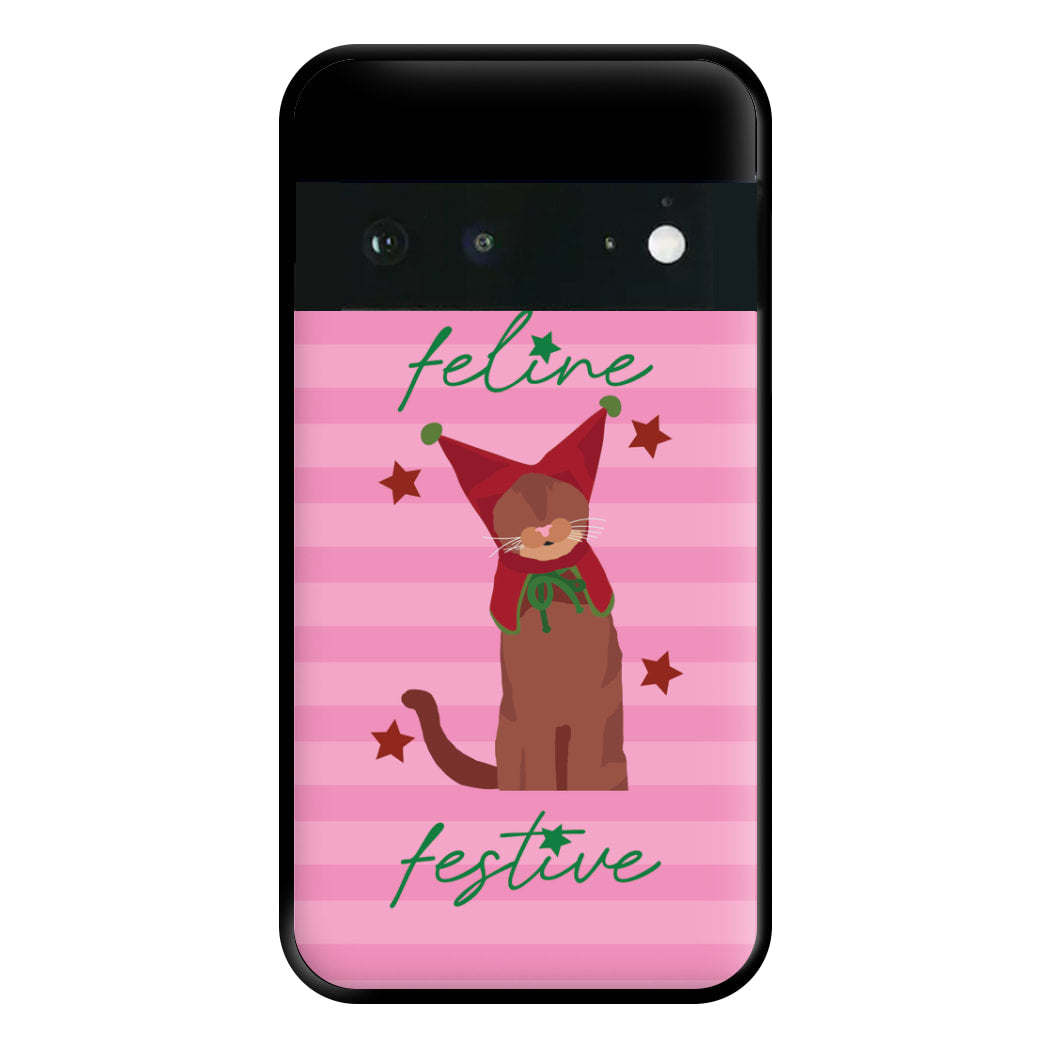 Feline Festive  Phone Case for Google Pixel 6a