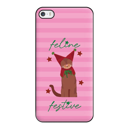 Feline Festive  Phone Case for iPhone 5 / 5s / SE 2016