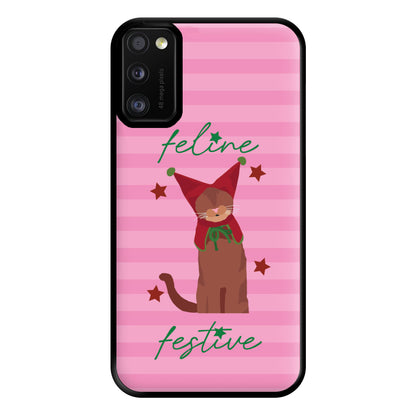 Feline Festive  Phone Case for Galaxy A41