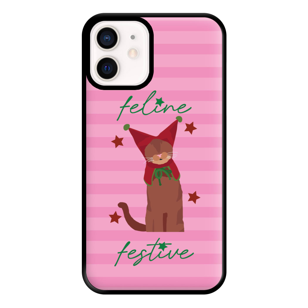 Feline Festive  Phone Case for iPhone 13 Mini