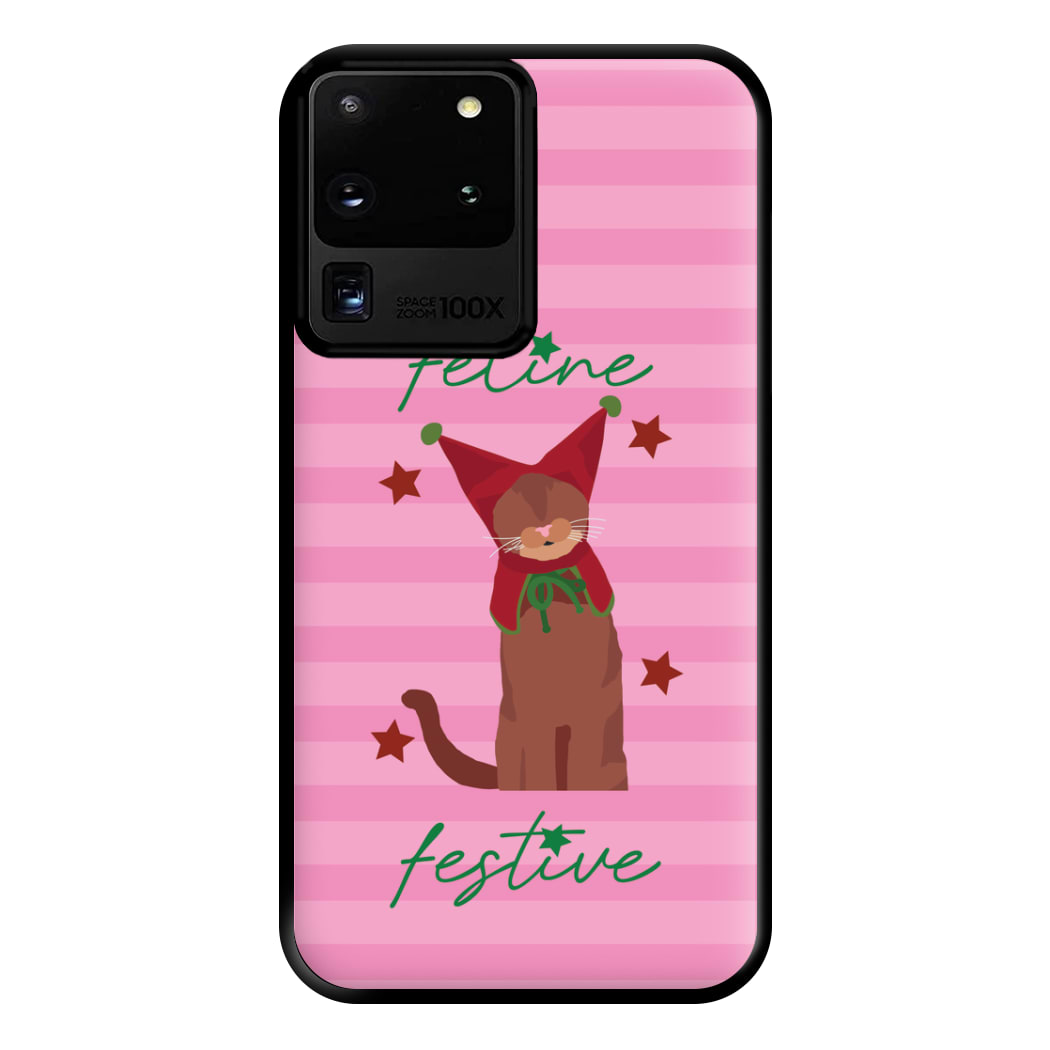 Feline Festive  Phone Case for Galaxy S20 Ultra